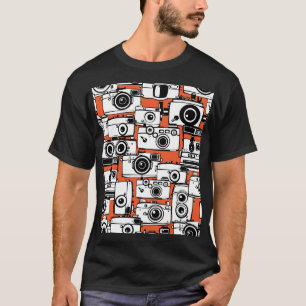Vintage Filmkameras, nahtlos. T-Shirt
