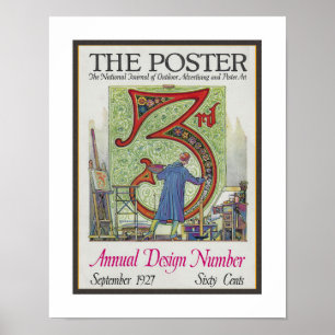 VINTAGE FILMMAGAZIN-COVER AUS DEN 1920ER JAHREN POSTER