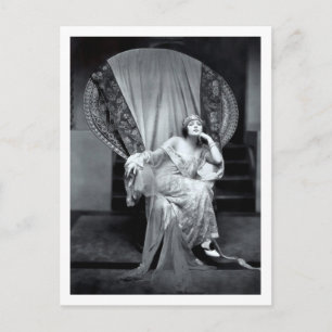 Vintage Filmstar Norma Talmadge Postkarte