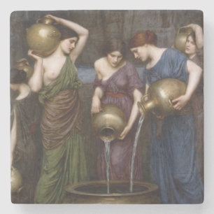 Vintage Fine Art Danaides Waterhouse Steinuntersetzer