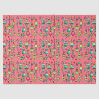 vintage finial ornaments bright variety size seidenpapier