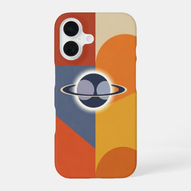 Vintage-Finsternis auf Blöcken iPhone 16 Hülle (Rückseite)