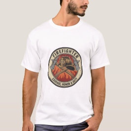 Vintage Firefighter Hero for gift men shirt