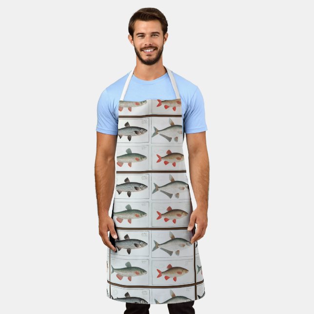 Vintage Fisch Schürze (Getragen)