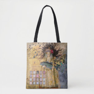 Vintage Fische Frau Gothic Klassiker