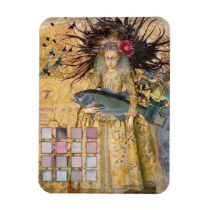 Vintage-Fische-Frau-Gotik-Klassiker  Magnet