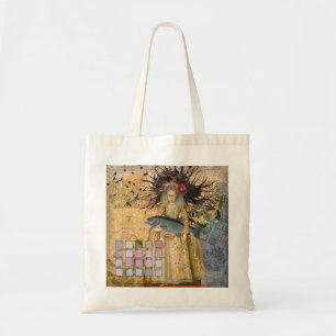 Vintage-Fische-Frau-Gotik-Klassiker Tragetasche