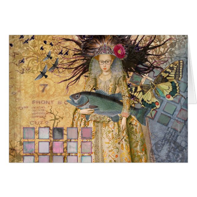 Vintage Fische Gotische Klassik (Vorderseite (Horizontal))