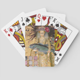 Vintage Fische Gotische Klassik Spielkarten