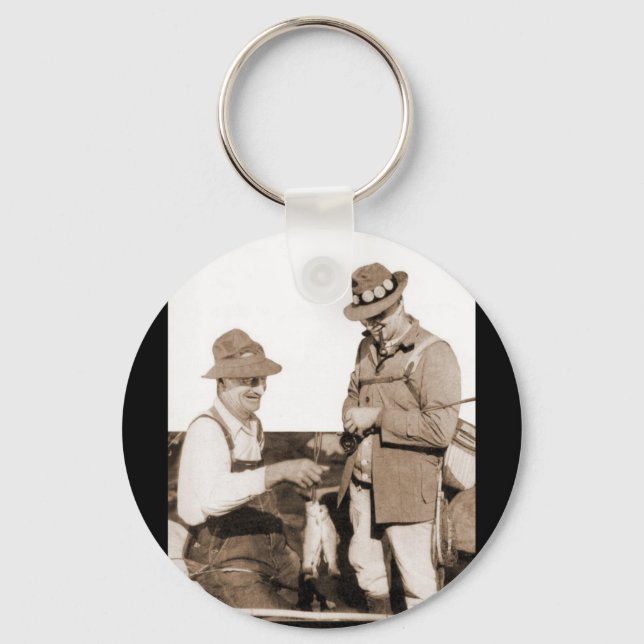 Vintage Fischer Schlüsselanhänger (Vorderseite)