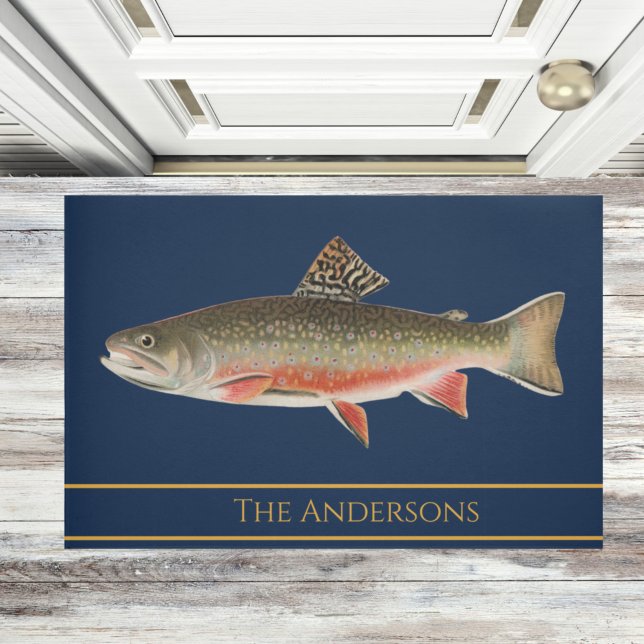 Vintage Fischforelle Fußmatte (Von Creator hochgeladen)