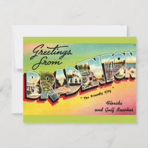 Vintage FL Postkarte