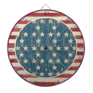 Vintage-Flag-Dartboard Dartscheibe