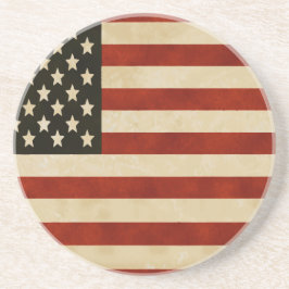 Vintage Flag GIFTS Sandstein Untersetzer