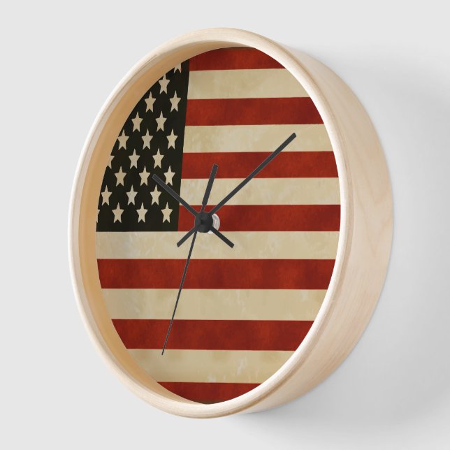 Vintage Flag GIFTS Wanduhr (Winkel)