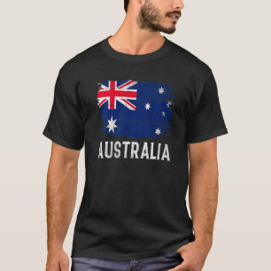 Vintage-Flagge Australien für Australier T-Shirt