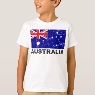 Vintage Flagge Australiens T-Shirt