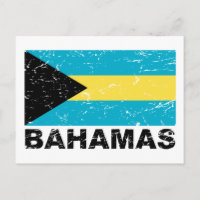 Vintage Flagge Bahamas