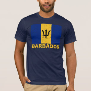 Vintage Flagge Barbados T-Shirt