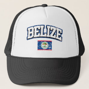 Vintage Flagge Belizes Truckerkappe