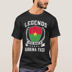 Vintage Flagge Burkina Faso T-Shirt