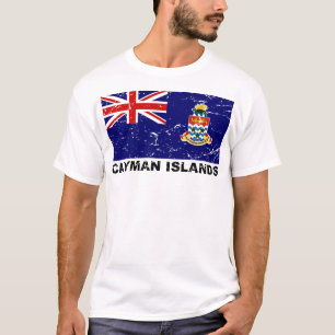 Vintage Flagge Cayman Islands T-Shirt