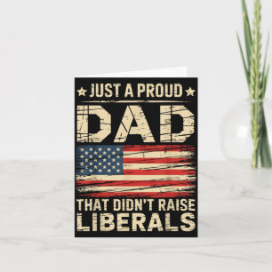 Vintage-Flagge der USA Ein stolzer Vater, der nich Karte
