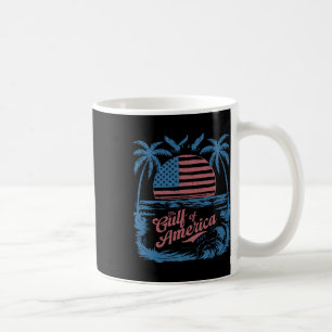 Vintage Flagge des US-amerikanischen Golfs Oststra Kaffeetasse