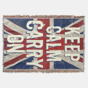 Vintage Flagge des Vereinigten Königreichs "Anführ Decke
