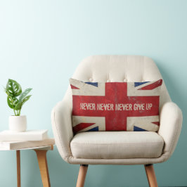 Vintage Flagge des Vereinigten Königreichs Lendenkissen