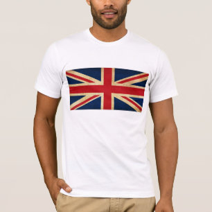 Vintage Flagge Grunge Vereinigtes Königreich T-Shirt
