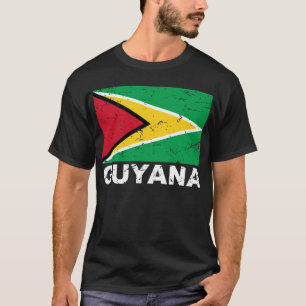 Vintage Flagge Guyanas T-Shirt