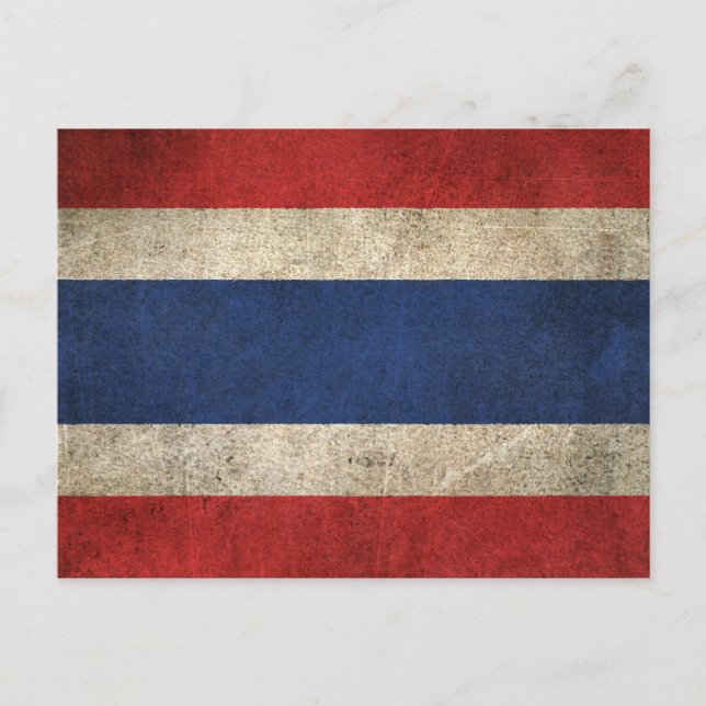 Vintage Flagge in Not Postkarte (Vorderseite)