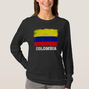 Vintage-Flagge Kolumbien Land Retro-Flagge Kolumbi T-Shirt