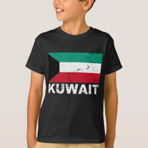 Vintage Flagge Kuwaits T-Shirt