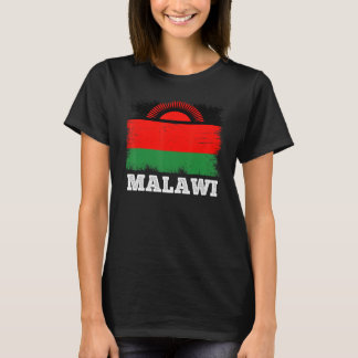 Vintage Flagge Malawi Land Retroflagge Malawi T-Shirt