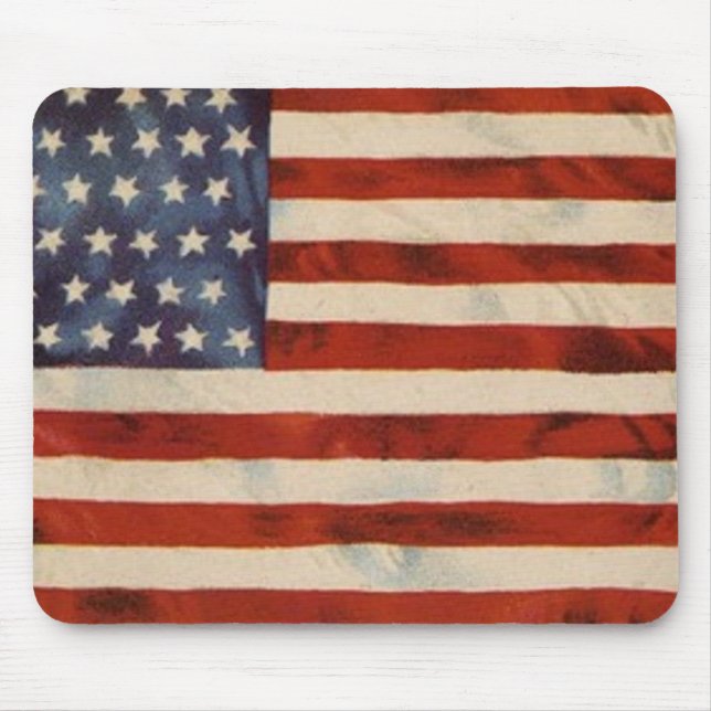 Vintage-Flagge - Mauspad (Vorne)