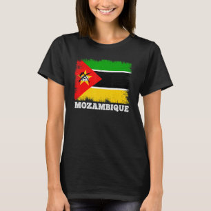 Vintage-Flagge Mosambik Retro-Flagge mosambikanis T-Shirt