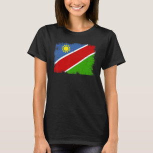 Vintage-Flagge Namibias Namibischer Unabhängigkeit T-Shirt