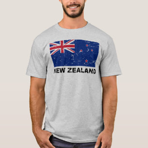 Vintage Flagge Neuseelands T-Shirt