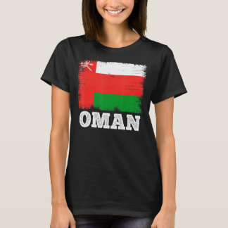 Vintage Flagge Oman Land Retro-Flagge Omani T-Shirt