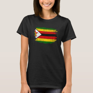 Vintage Flagge Simbabwes T-Shirt