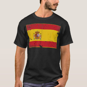 Vintage Flagge Spaniens T-Shirt