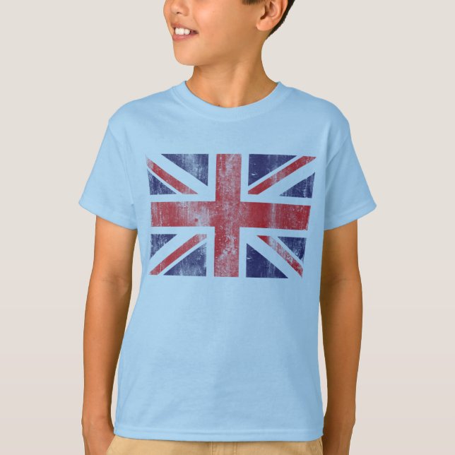 Vintage Flagge T-Shirt (Vorderseite)