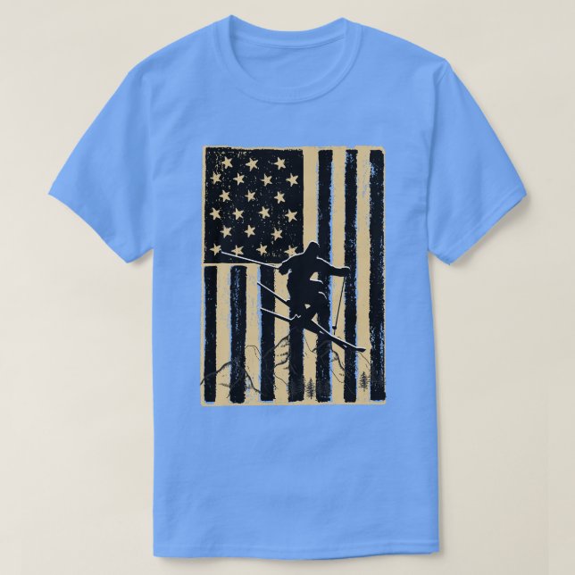Vintage Flagge T-Shirt (Design vorne)