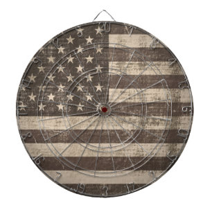Vintage Flagge Vereinigte Staaten Dartscheibe