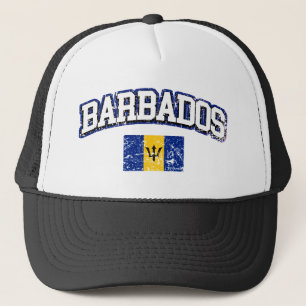 Vintage Flagge von Barbados Truckerkappe