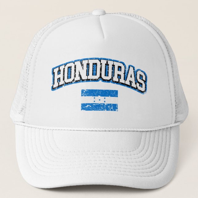 Vintage Flagge von Honduras Truckerkappe (Vorderseite)