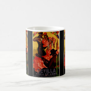 Vintage-Flamenco-Tänzer Spanisch Kaffeetasse
