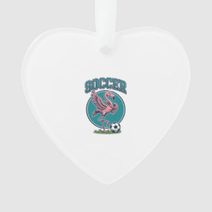 Vintage-Flamingo-Fußballspieler-Grafik-Shirt_1 Ornament